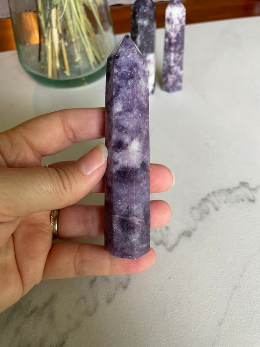 Lepidolite Tower #285