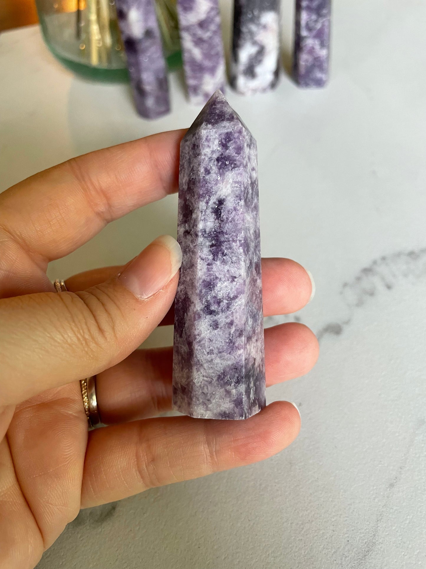 Lepidolite Tower #283