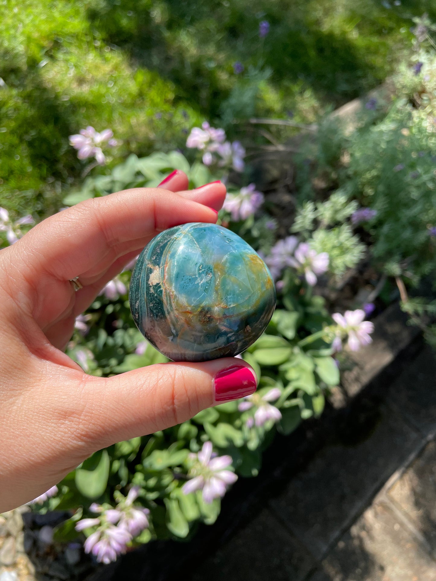 Ocean Jasper Palm Stones