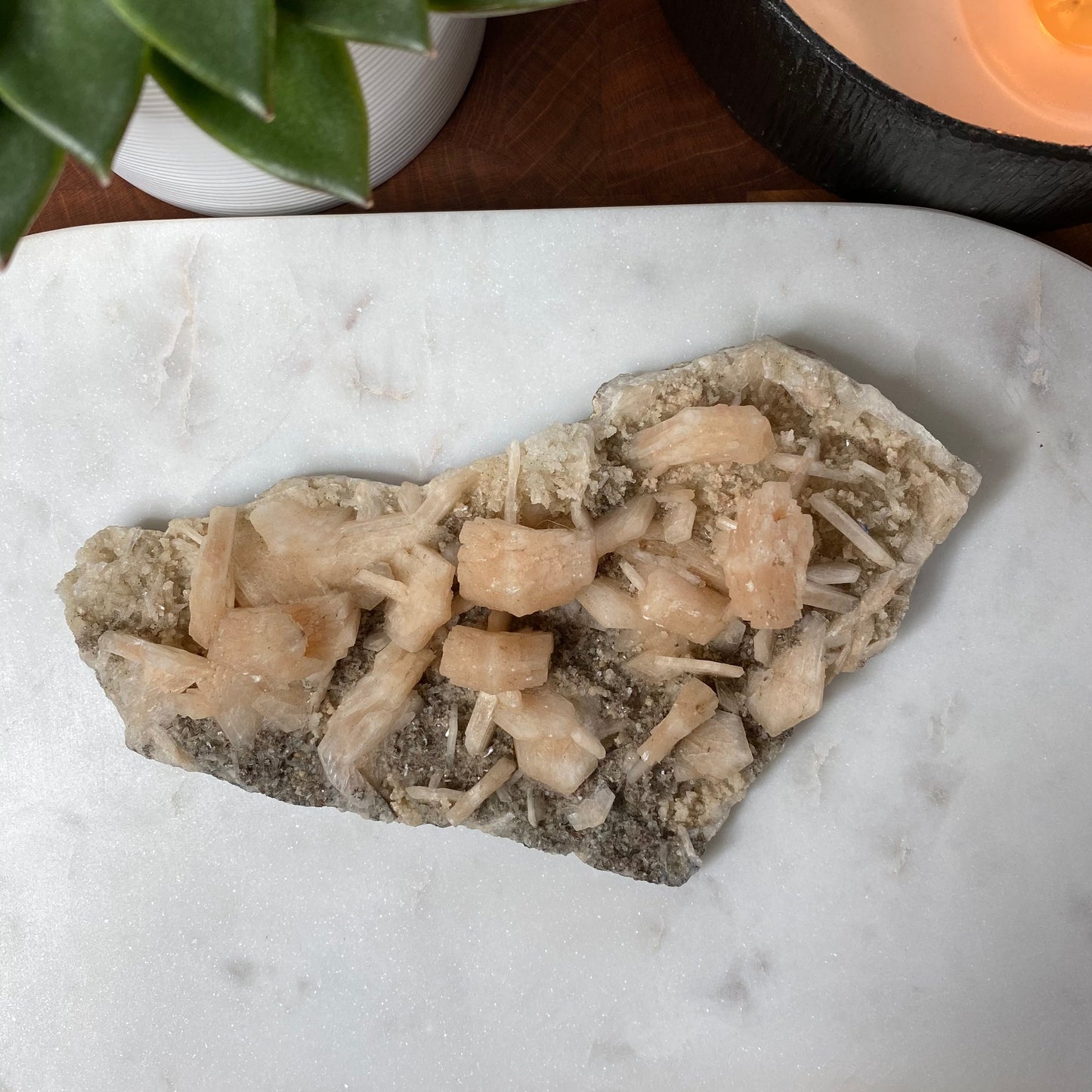Stilbite Plate