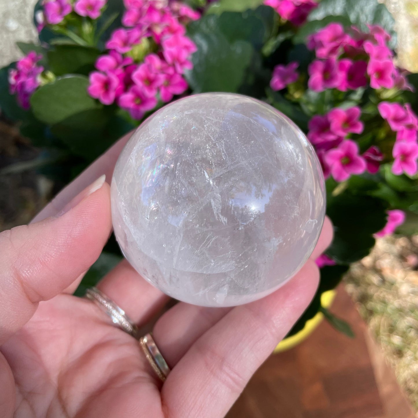 Clear Quartz spheres