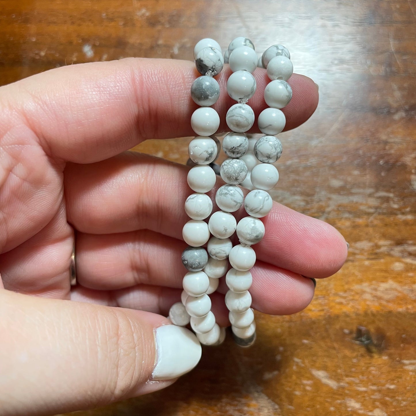 Howlite Bracelet 6mm