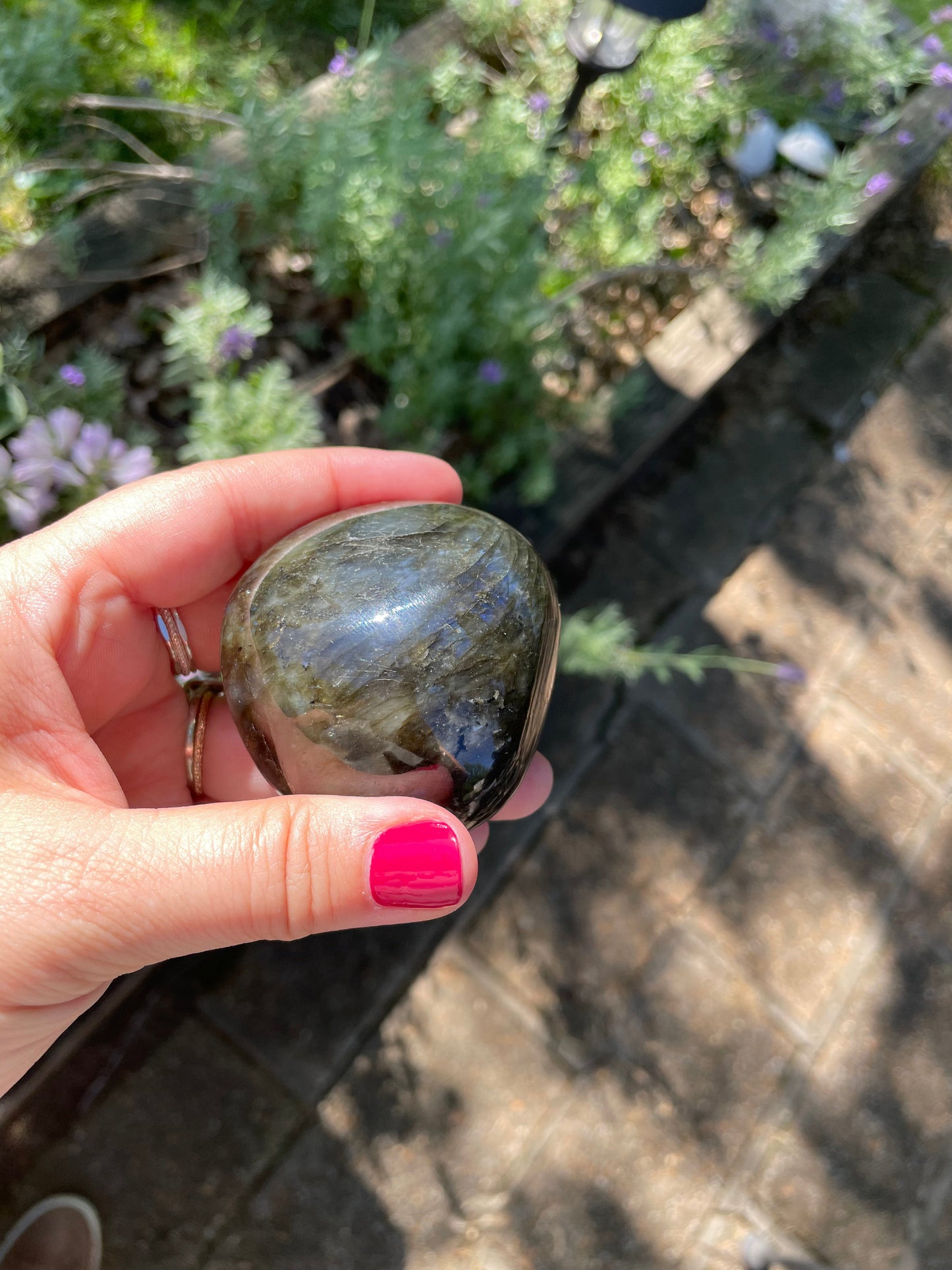 Labradorite Palm Stones
