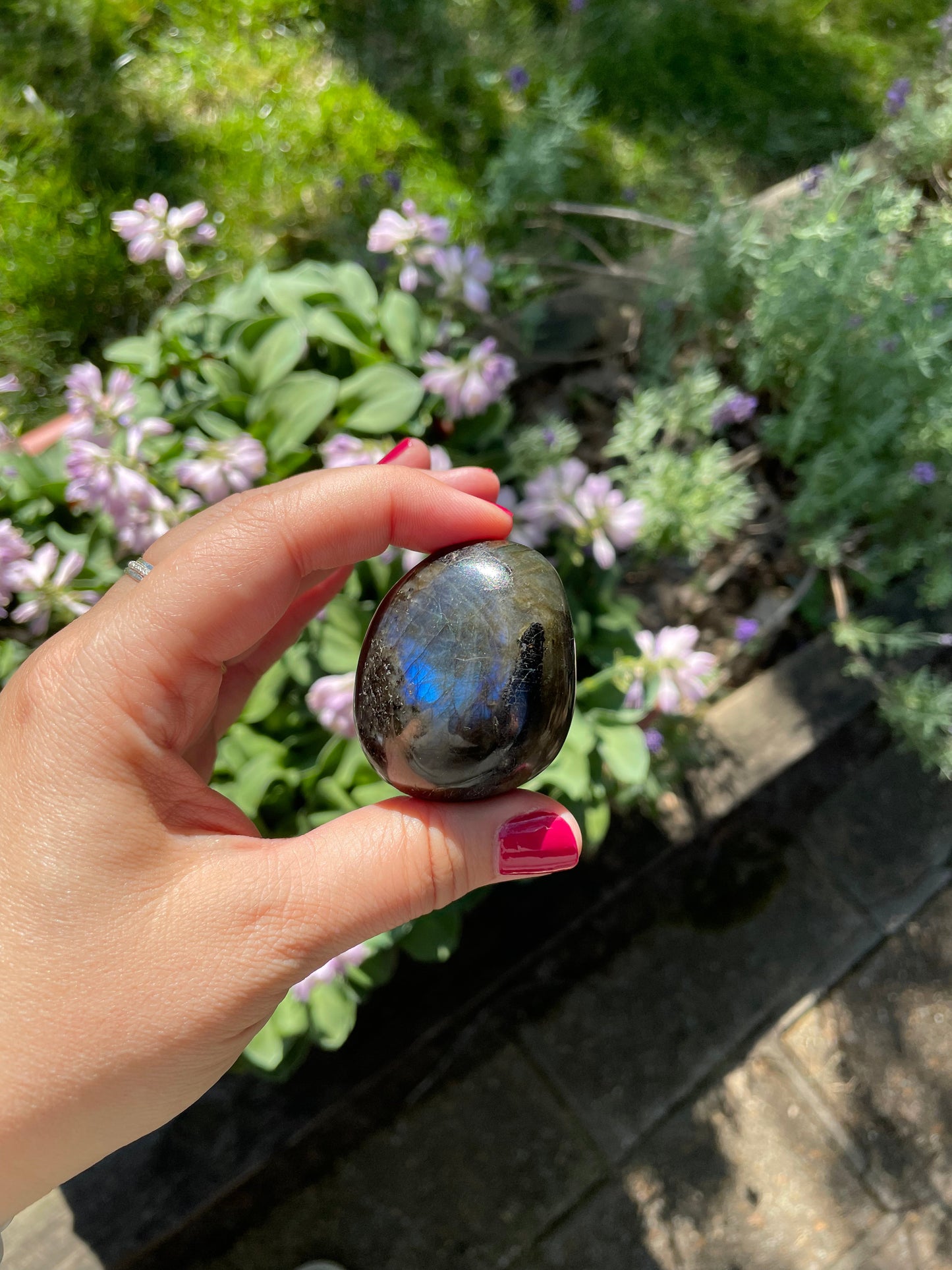 Labradorite Palm Stones
