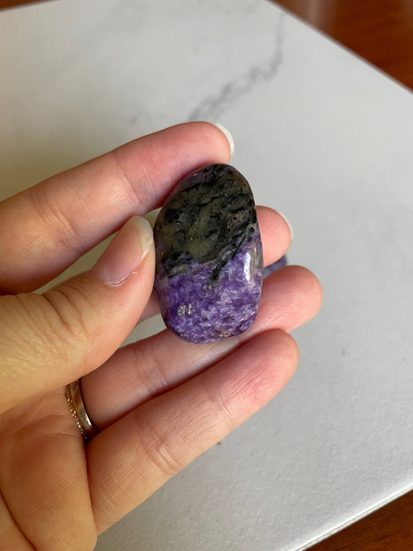 Charoite Palm Stones