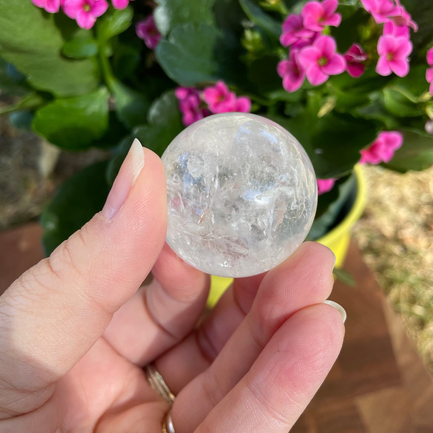 Clear Quartz spheres
