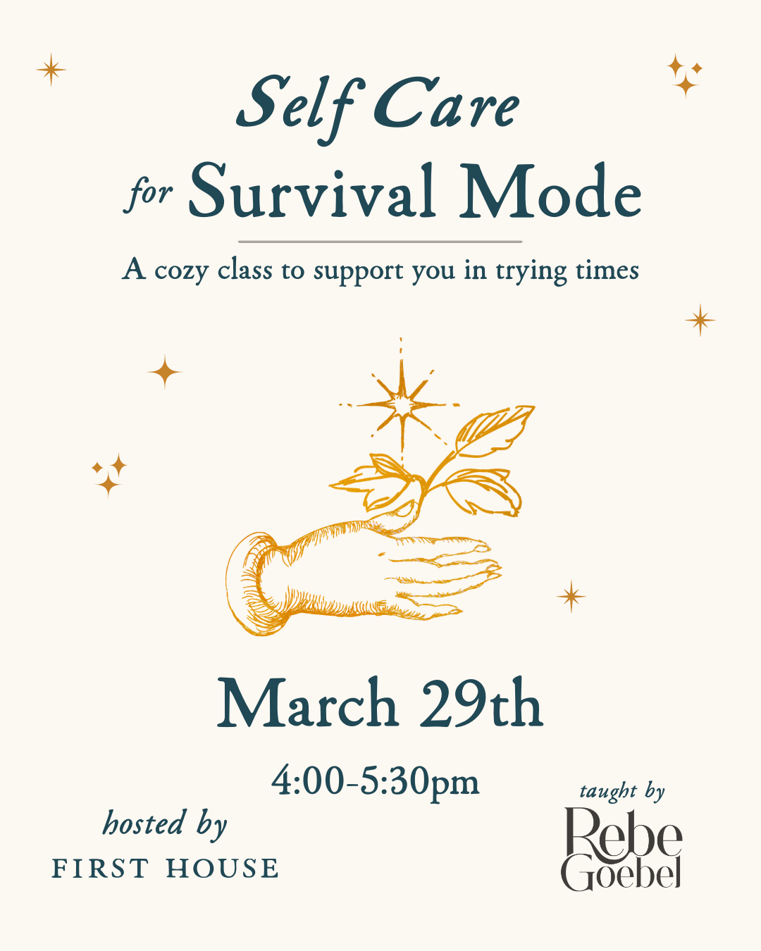 Self-Care for Survival Mode Class