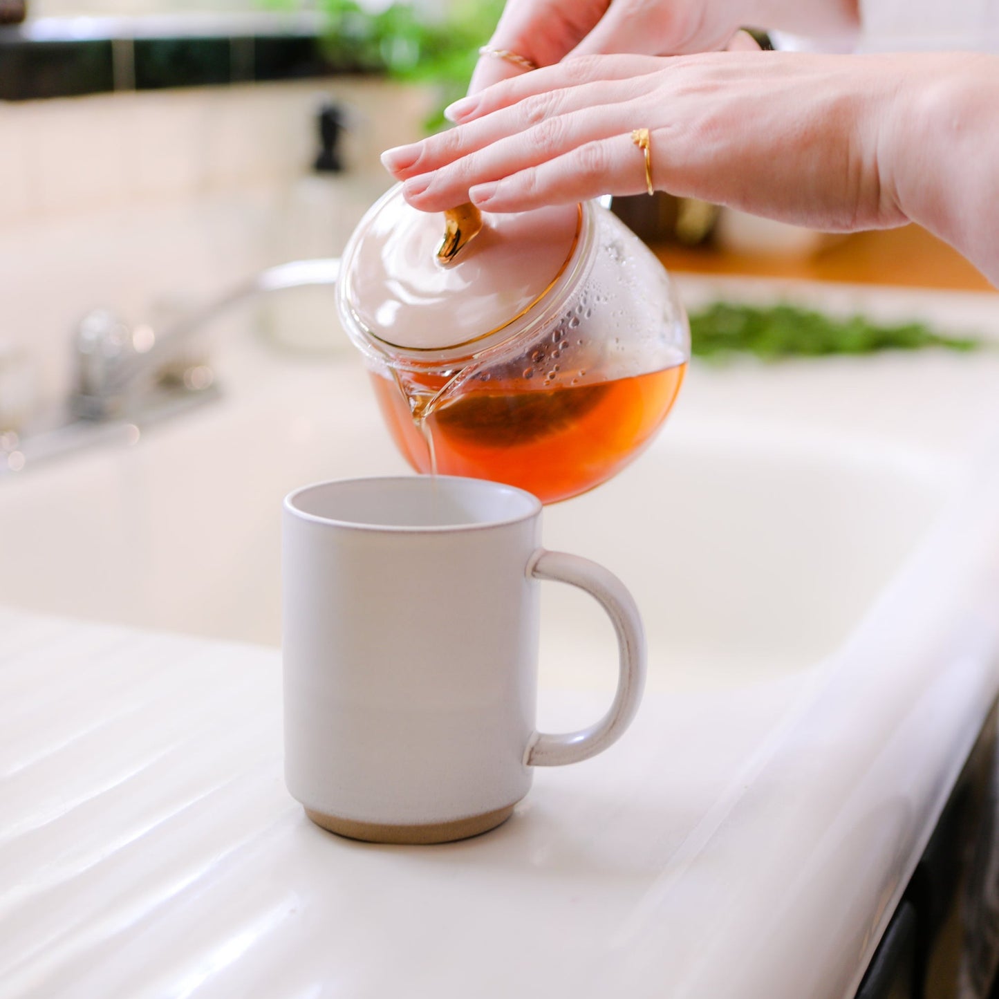 Galaxy Glass Teapot