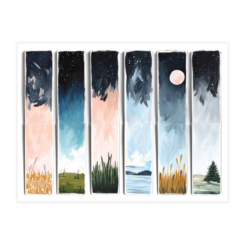 Starry Seasons Poster Print
