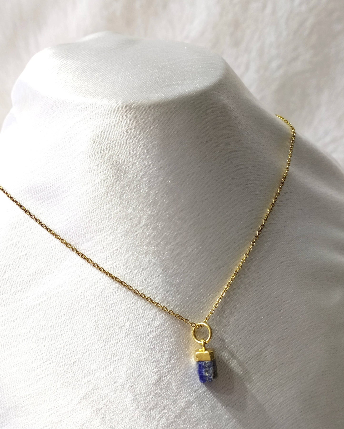 Raw Lapis Lazuli Necklace