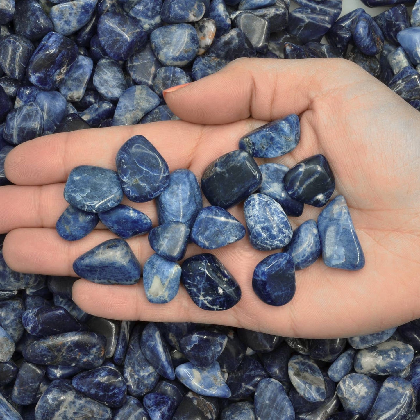 Tumbled Sodalite