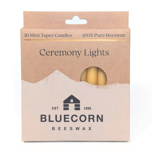 Mini Beeswax Taper Candles