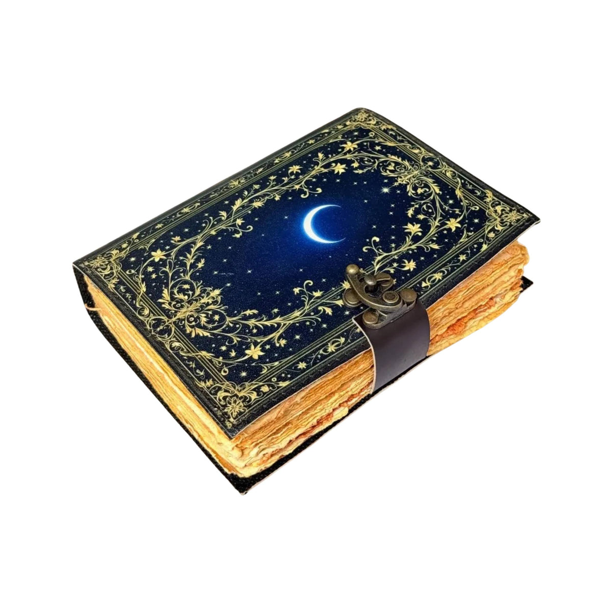Storybook Moon Leather Journal