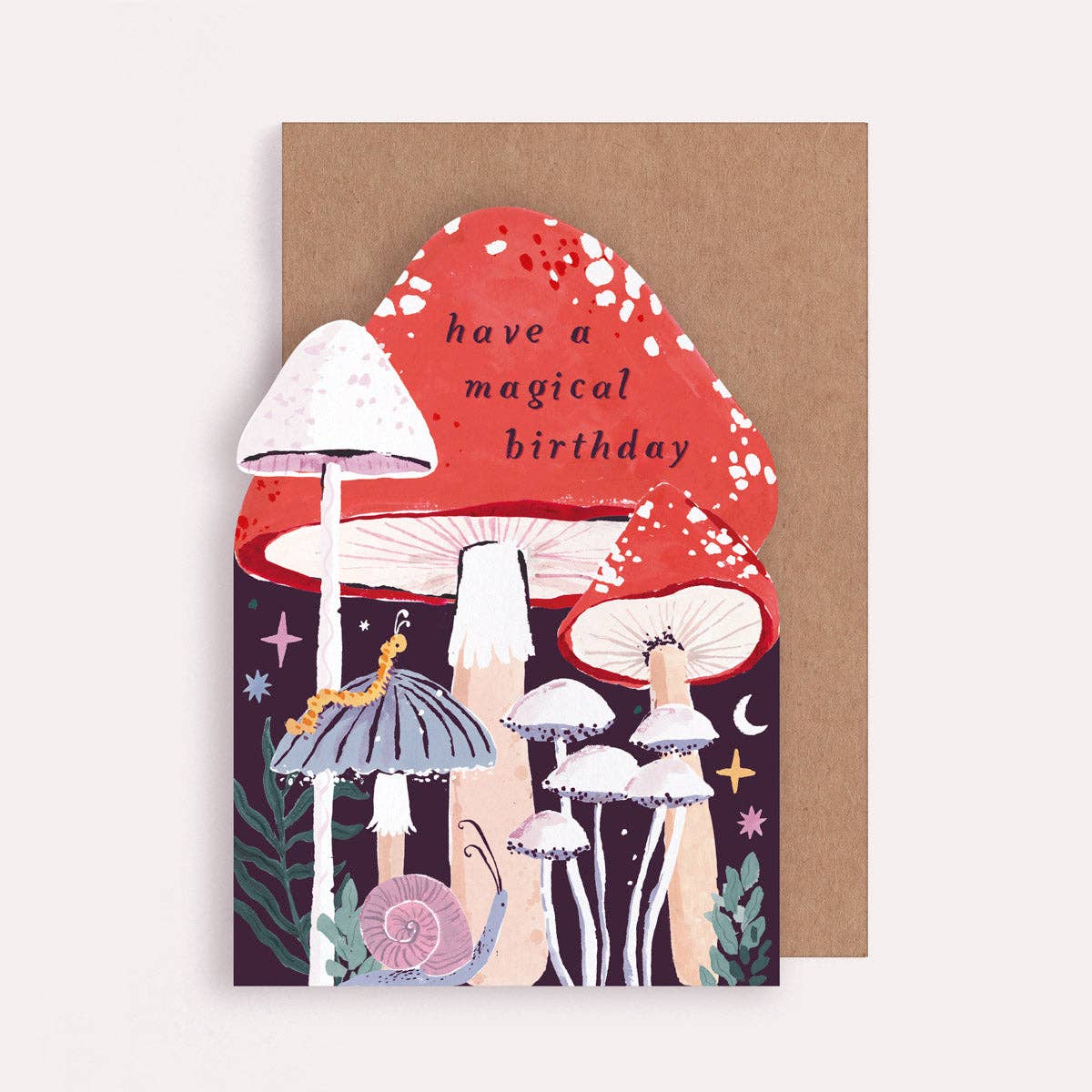 Magical Mushroom Birthday Card