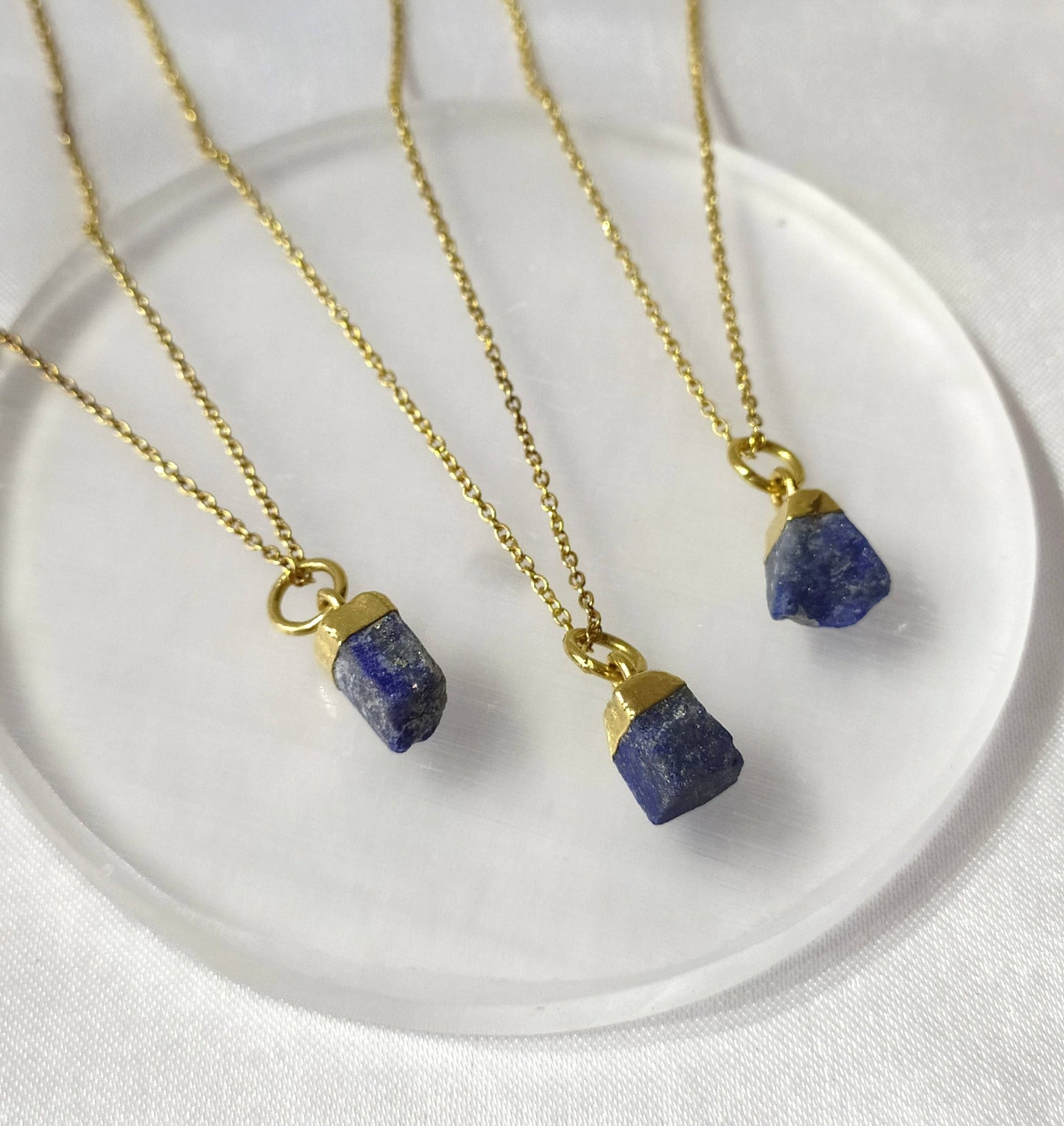 Raw Lapis Lazuli Necklace