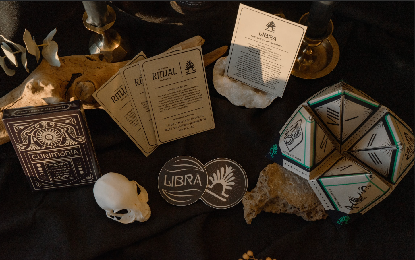 Zodiac Ritual Kit Intention Card Deck + Fortune Teller