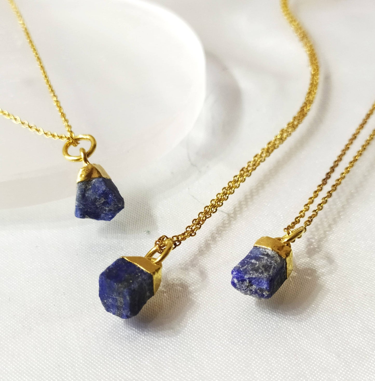 Raw Lapis Lazuli Necklace