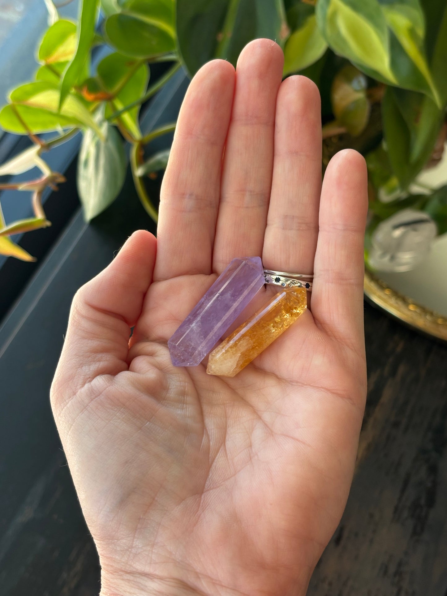 Double Terminated Amethyst