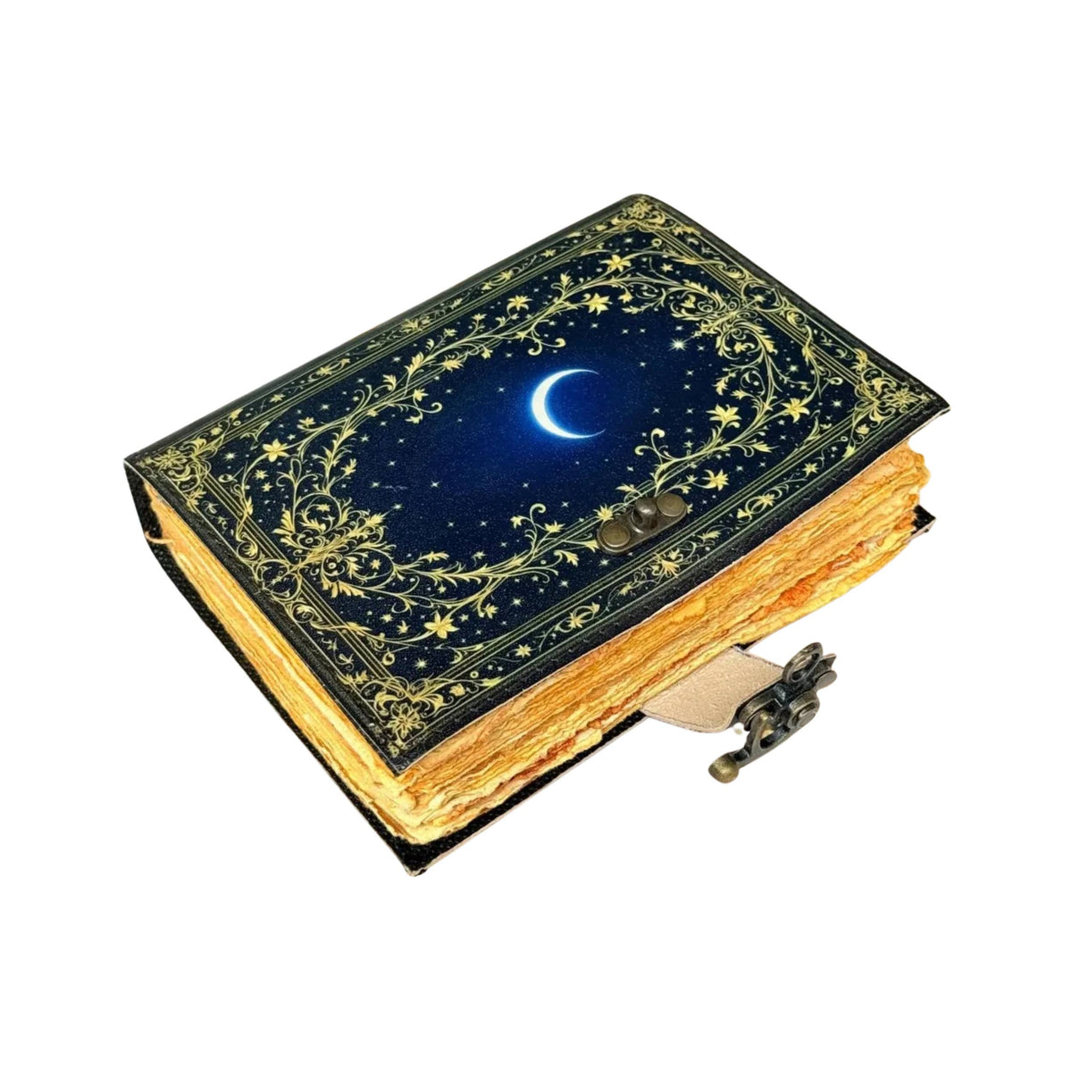 Storybook Moon Leather Journal