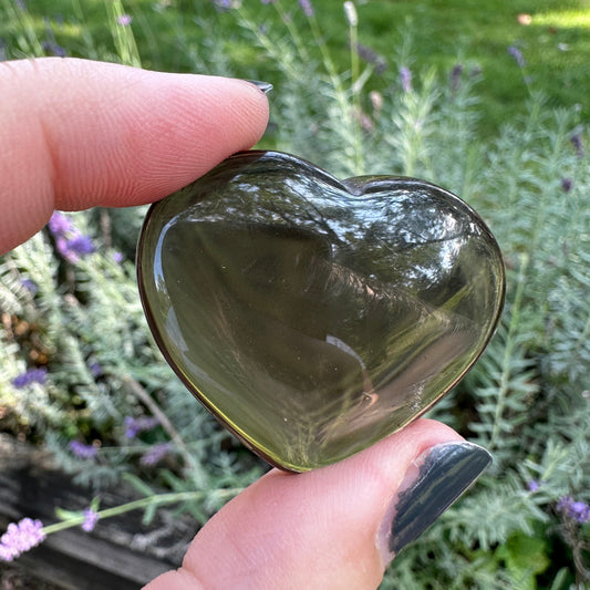 Smoky Quartz Heart