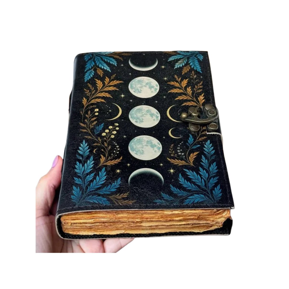 Moon Phase Leather Journal