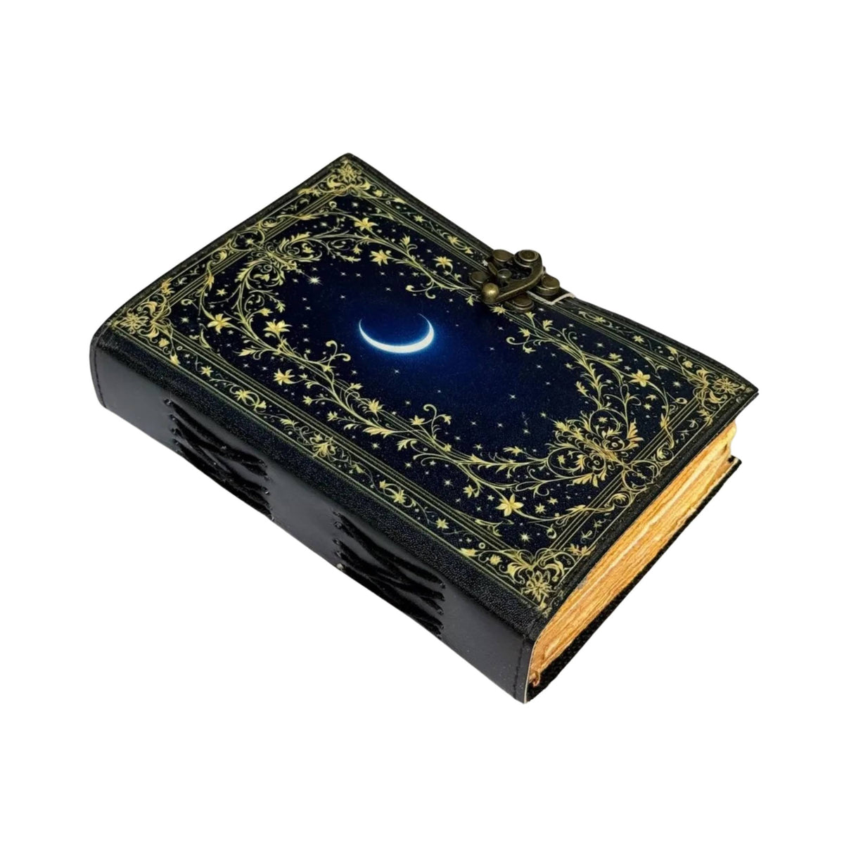 Storybook Moon Leather Journal