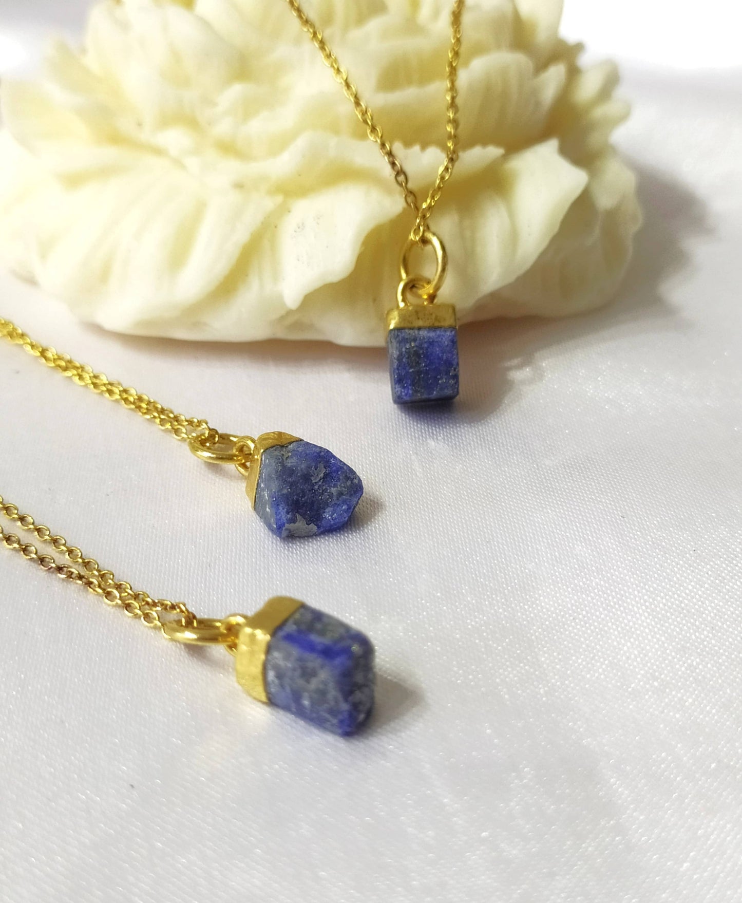 Raw Lapis Lazuli Necklace