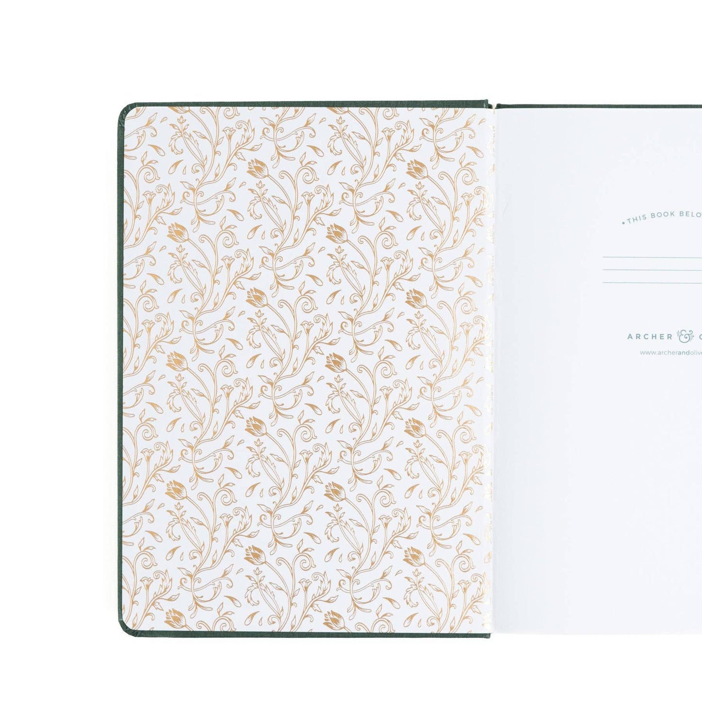 Antique Floral B6 Dot Grid Notebook