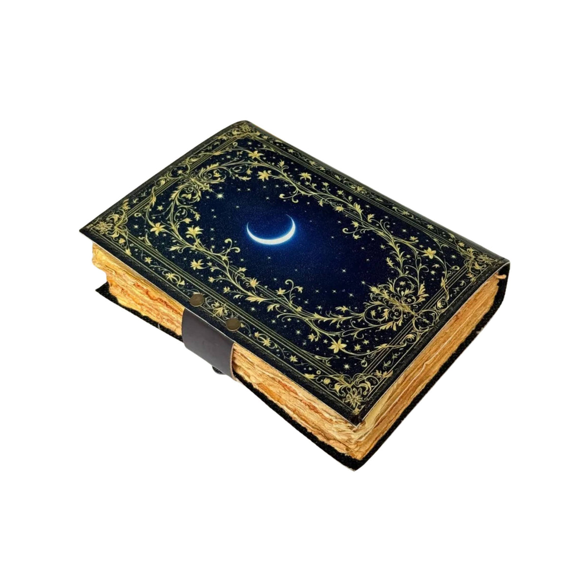 Storybook Moon Leather Journal