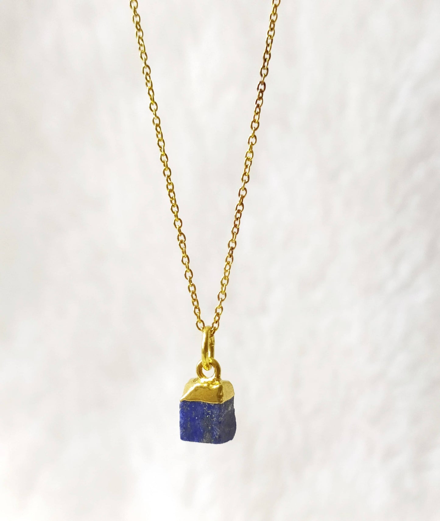 Raw Lapis Lazuli Necklace