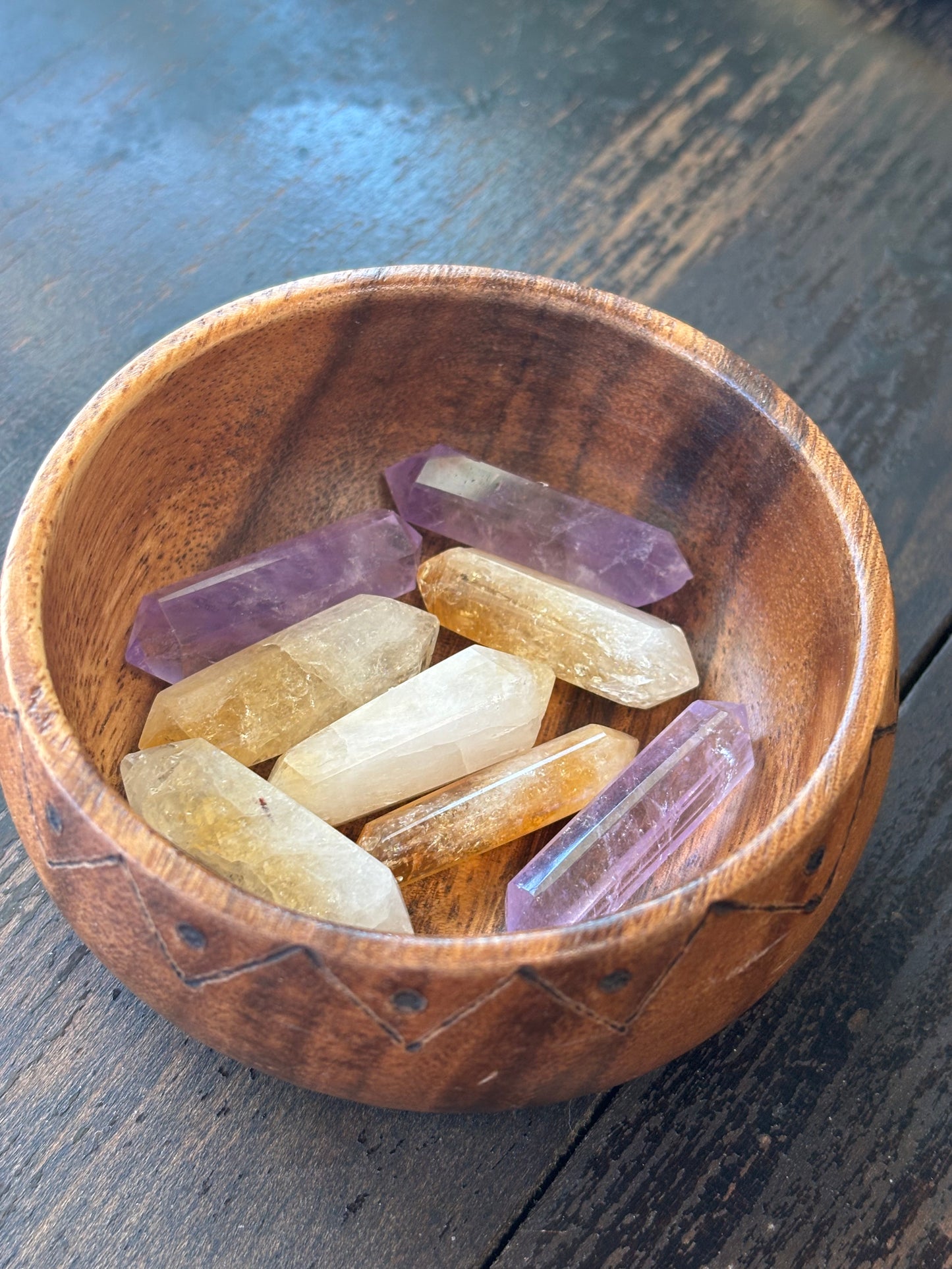 Double Terminated Amethyst