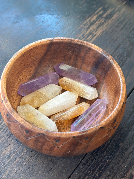 Double Terminated Amethyst