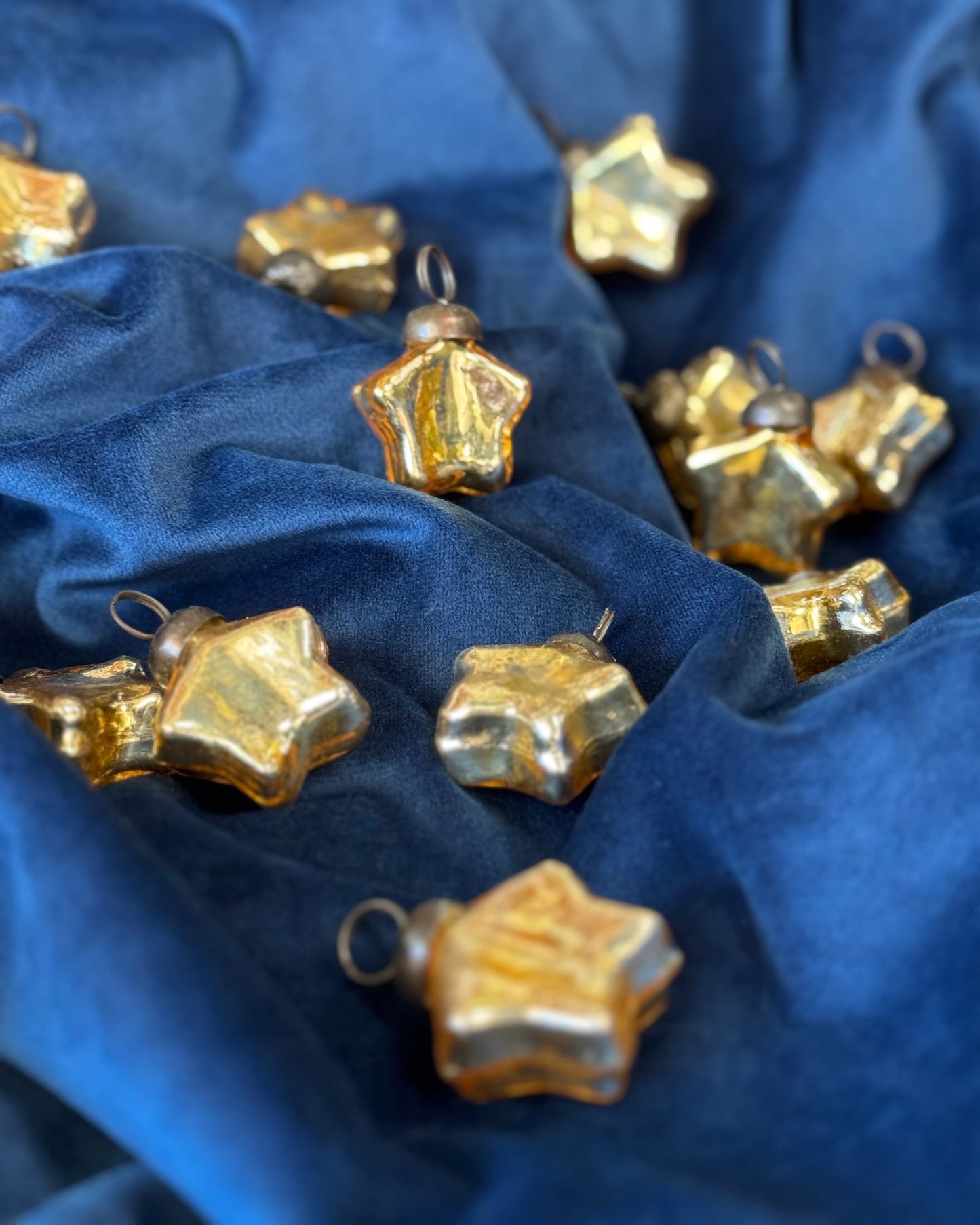 Mini Glass Star Ornaments