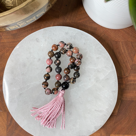 Pocket of Peace - Rhodonite Mini Mediation Beads