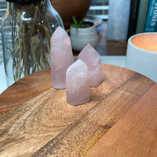 Rose Quartz mini tower