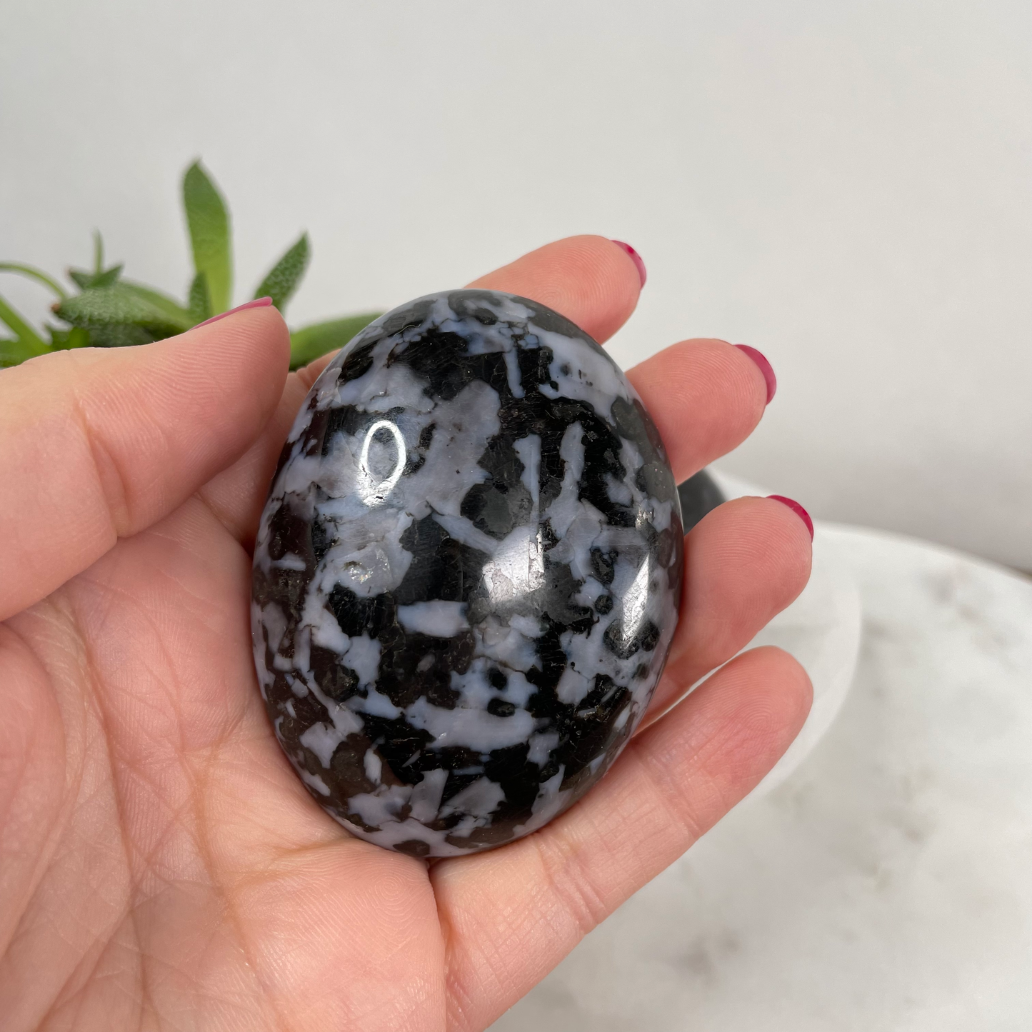 Mystic Merlinite Palm Stone