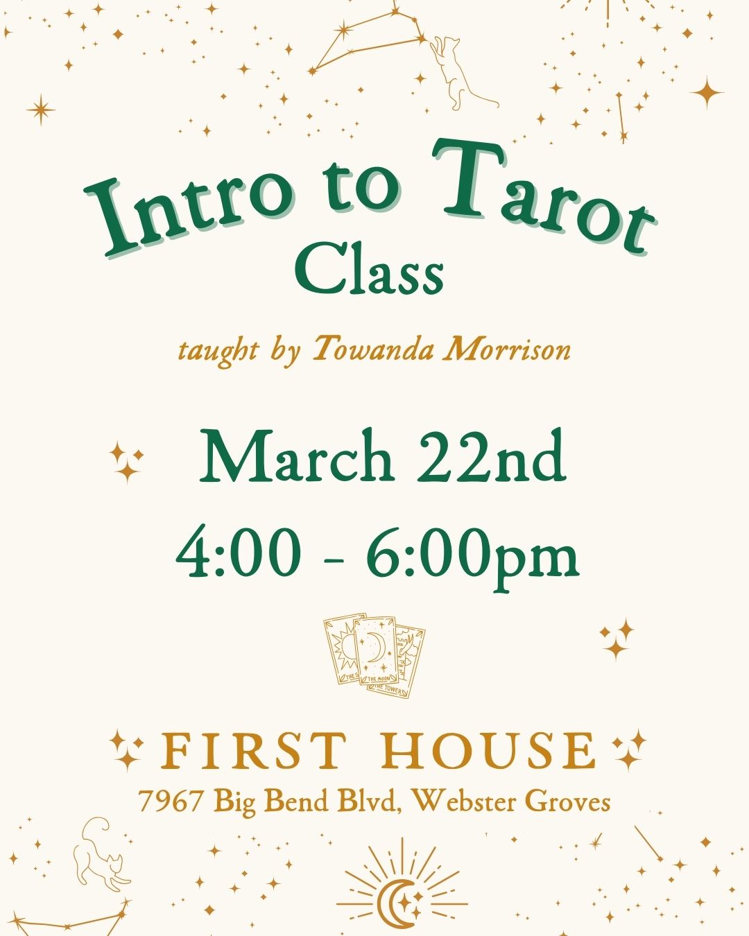 Intro to Tarot Class: Spring 2026