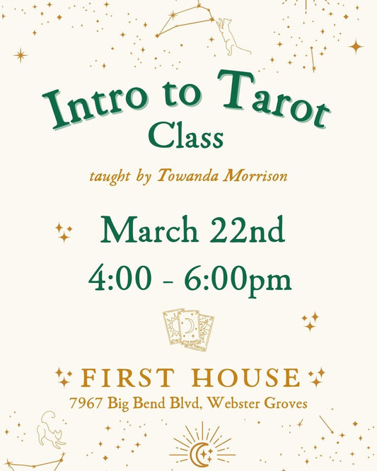 Intro to Tarot Class: Spring 2026