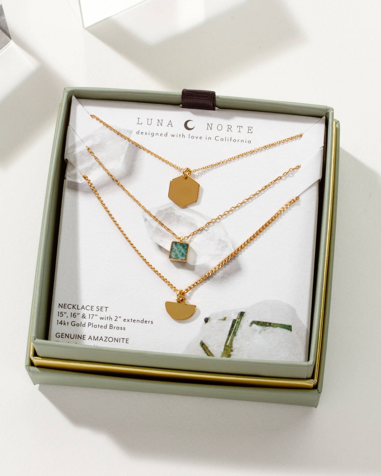 All the Right Angles Necklace Set