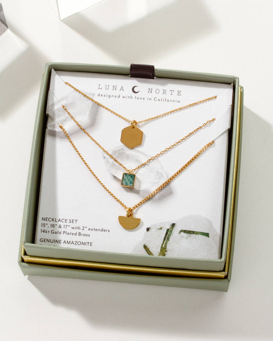 All the Right Angles Necklace Set