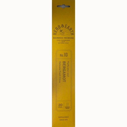 Herb & Earth Bergamot Incense Sticks