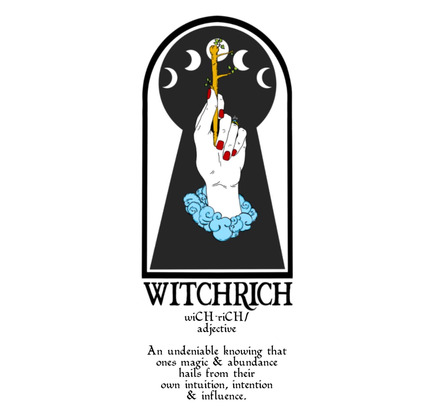 The Tower Holographic Tarot Sticker