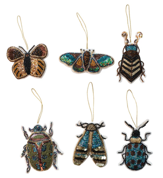 Handmade Beaded Insect Ornament