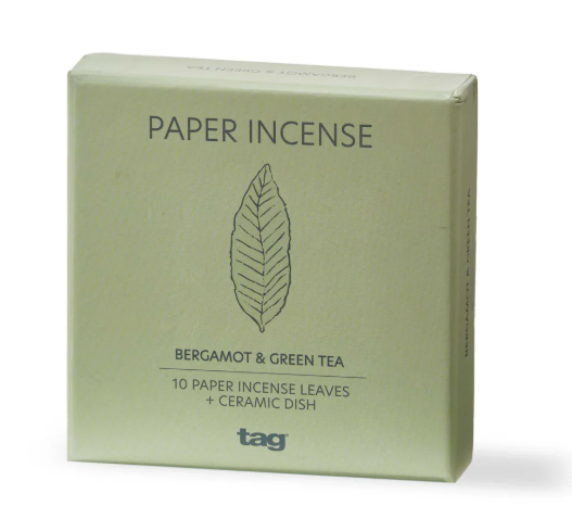 Bergamot & Green Tea Paper Incense