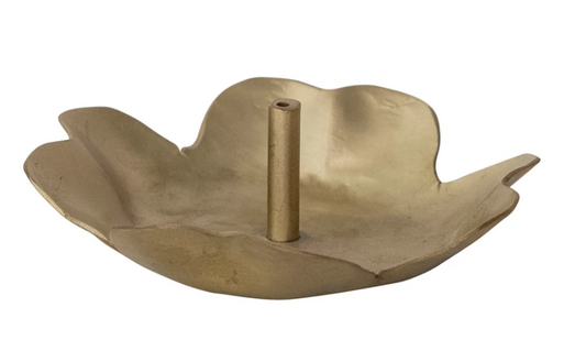 Brass Flower Shaped Incense Holder