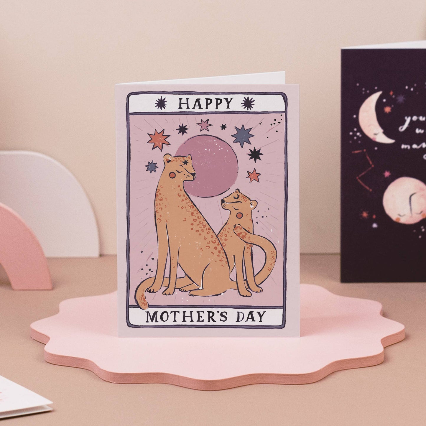Tarot Leopard Card | Mother's Day Card | Mum Cards