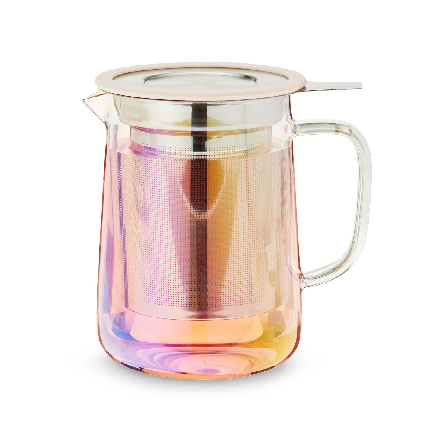 Chas™ Iridescent Glass Teapot w/ Infuser