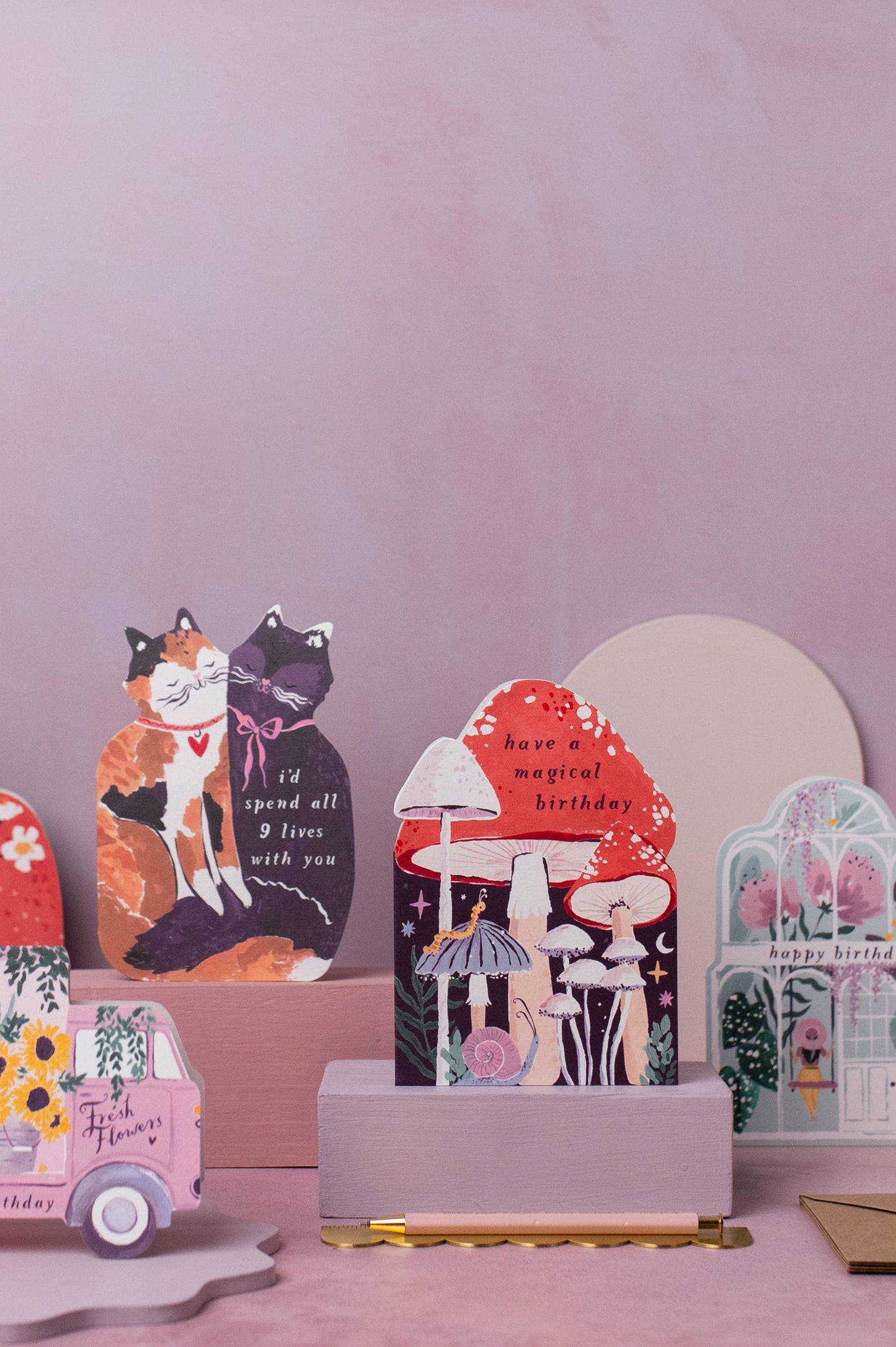 Magical Mushroom Birthday Card