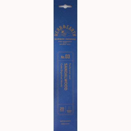 Herb & Earth Sandalwood Incense Sticks