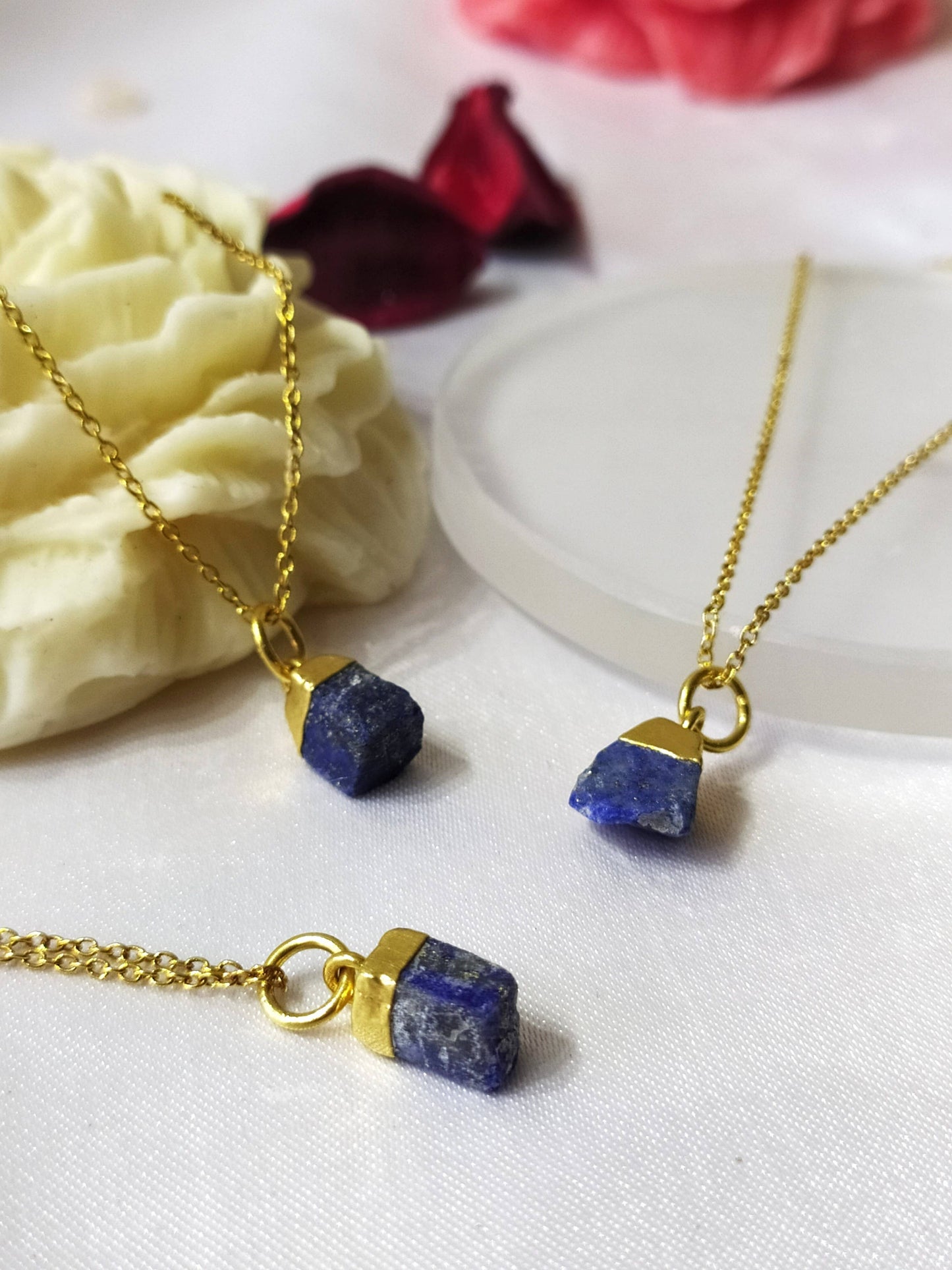 Raw Lapis Lazuli Necklace